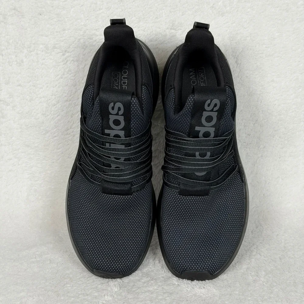 Adidas Lite Racer Adapt 5.0 Sneakers Mens 12.5 Black Grey Slip On IE8684 Running